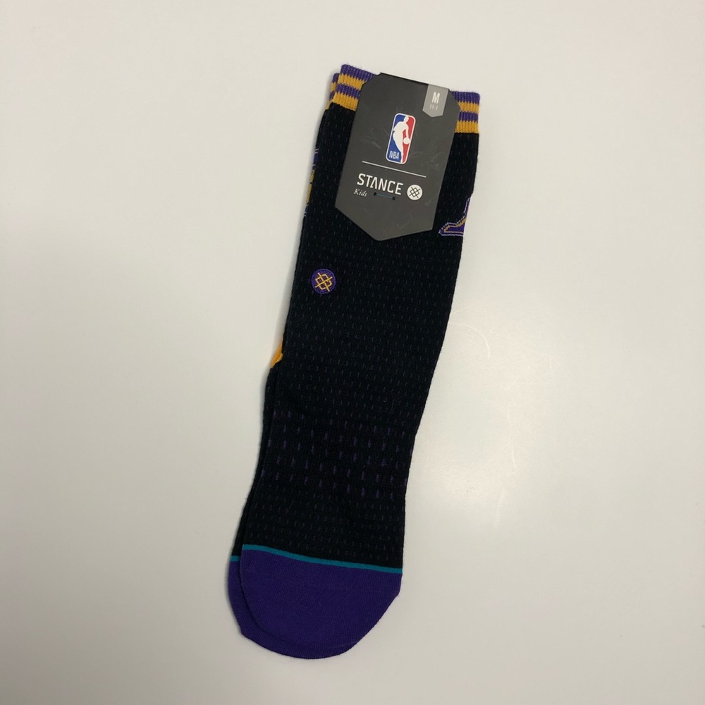 Stance Los Angeles Lakers Socks Size M 11-1